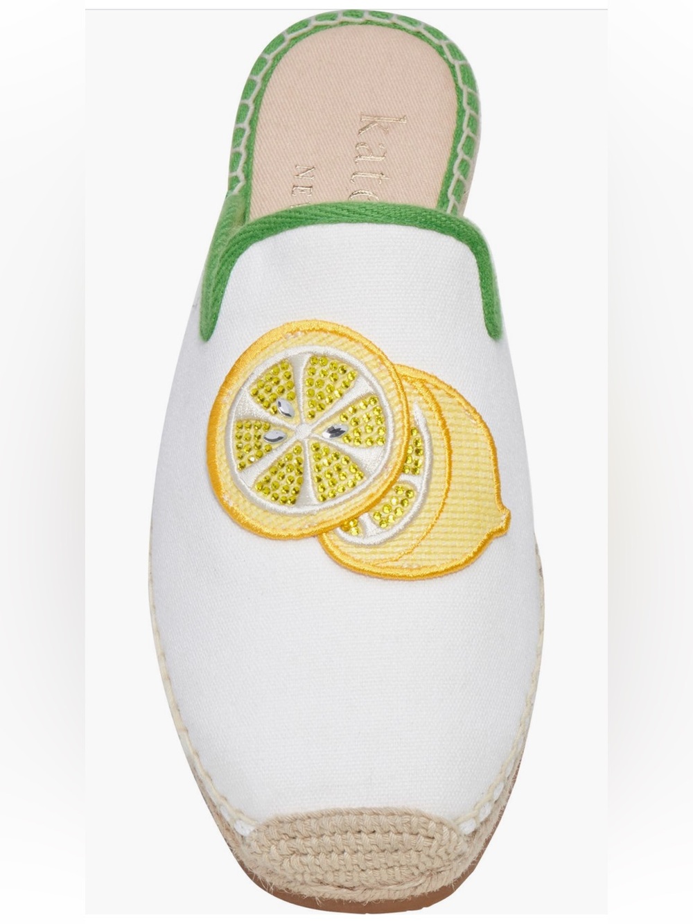 NEW Kate Spade Azura Lemons Espadrille Mules - Picture 4 of 10